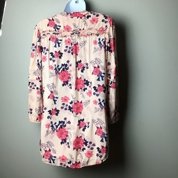 Matilda Jane Floral Semi Button Down Top - Picture 4 of 8